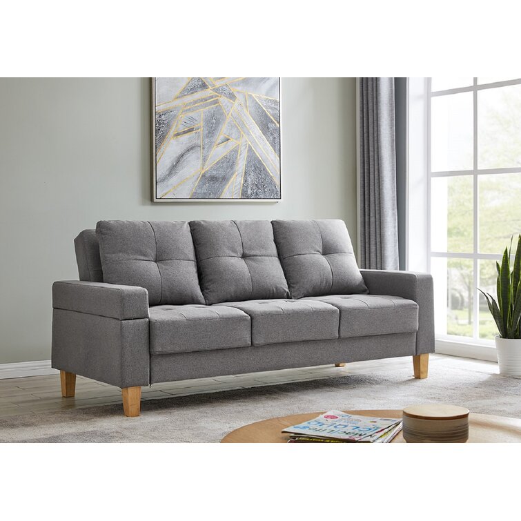 Zipcode Design Bertrand 3 Seater Clic Clac Sofa Bed & Reviews | Wayfair ...